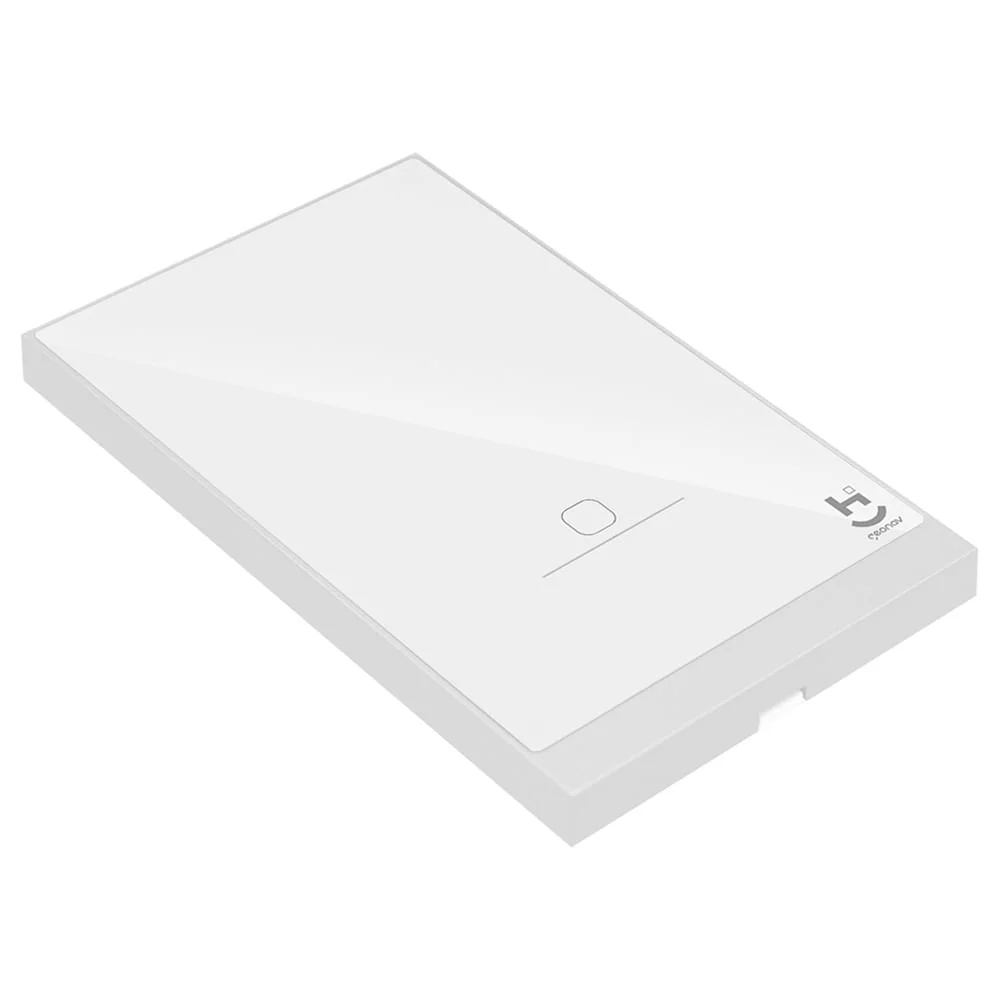 Imagem 3 de 5 do produto Interruptor Inteligente 1 Tecla Conexão Zigbee Compatível Com Assistente De Voz, Ios E Android Branco - Geonav