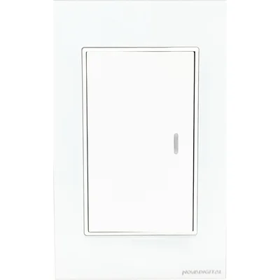 Interruptor Inteligente Zigbee Com Tecla Fisica LED Indicador  Novadigital (1 Botão, Branco)