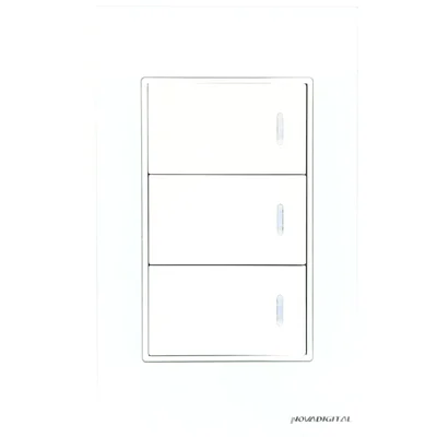 Interruptor Inteligente Zigbee Com Tecla Fisica LED Indicador