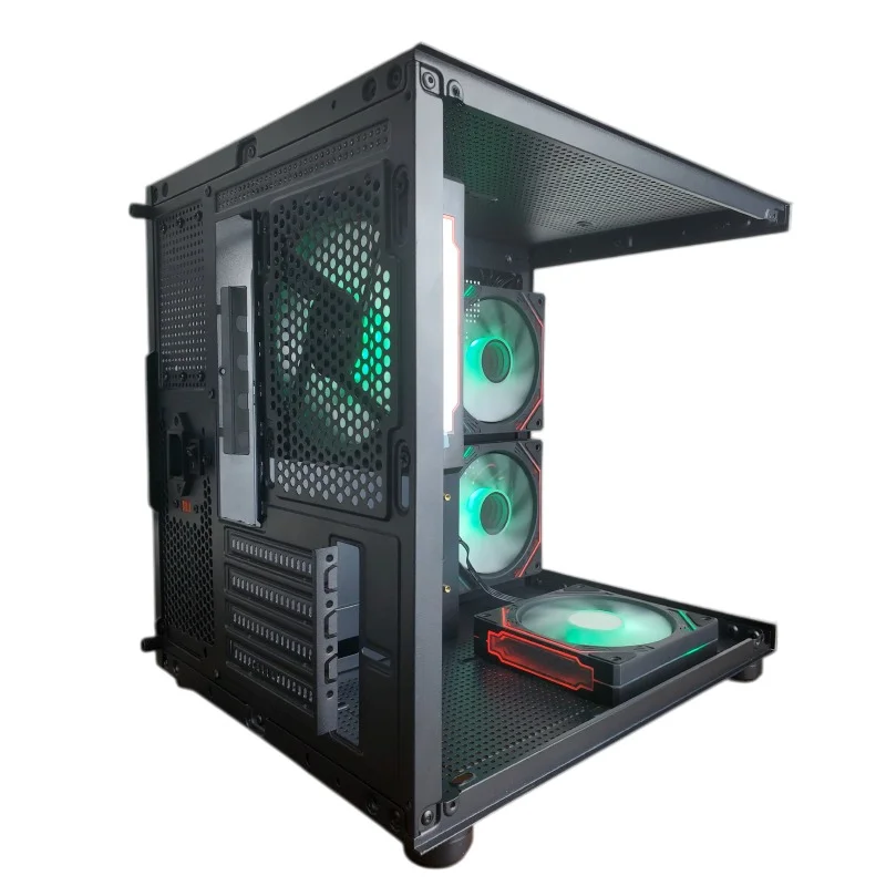 Computador Cpu Gamer Intel Core I9 11ª Geração 16gb Ram SSD 960gb RTX 2060 Gabinete Aquário Com RGB - Preto - view 3