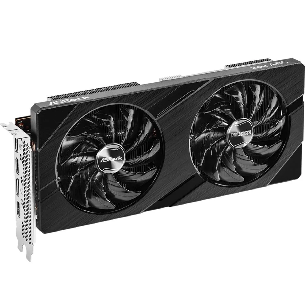 Placa De Vídeo Asrock Arc A750 Challenger D Oc, 8GB, Gddr6, 256-bit, Preto 6
