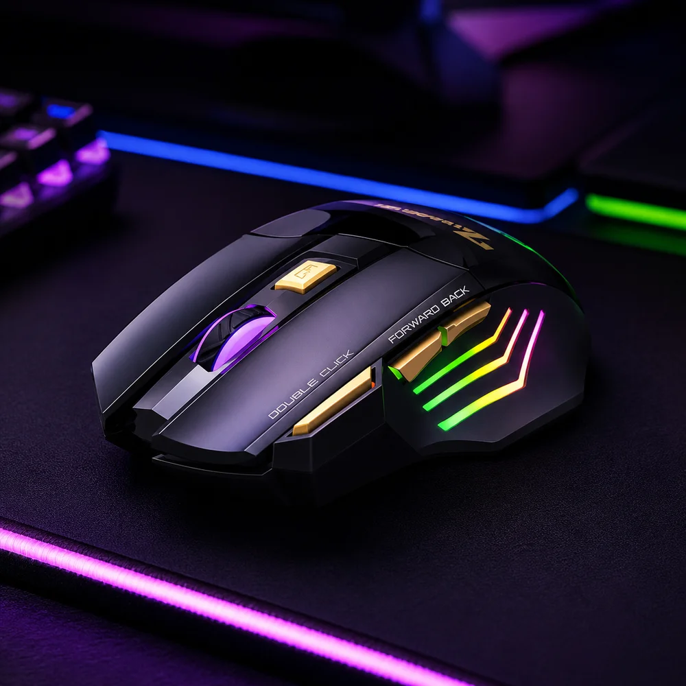 Imagem 2 de 5 do produto Mouse Gamer Sem Fio Recarregável 3200 Dpi