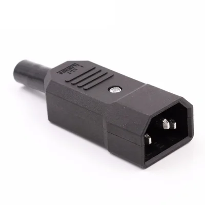 Kit 3 Plug Ac Tripolar C14 10a Macho