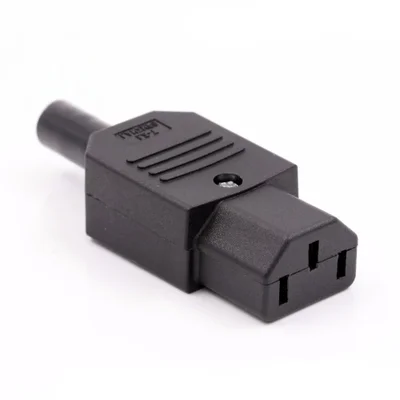 Kit 10 Plug Ac Tripolar C13 10a Fêmea