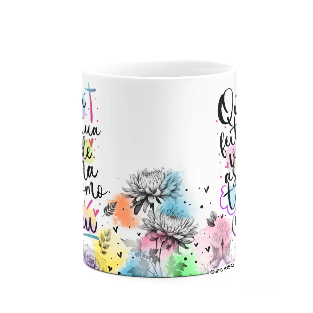 Imagem 2 de 3 do produto Caneca Amor E Fé - Que Seja Feita A Tua Vontade