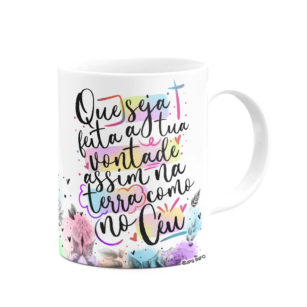 Imagem 3 de 3 do produto Caneca Amor E Fé - Que Seja Feita A Tua Vontade
