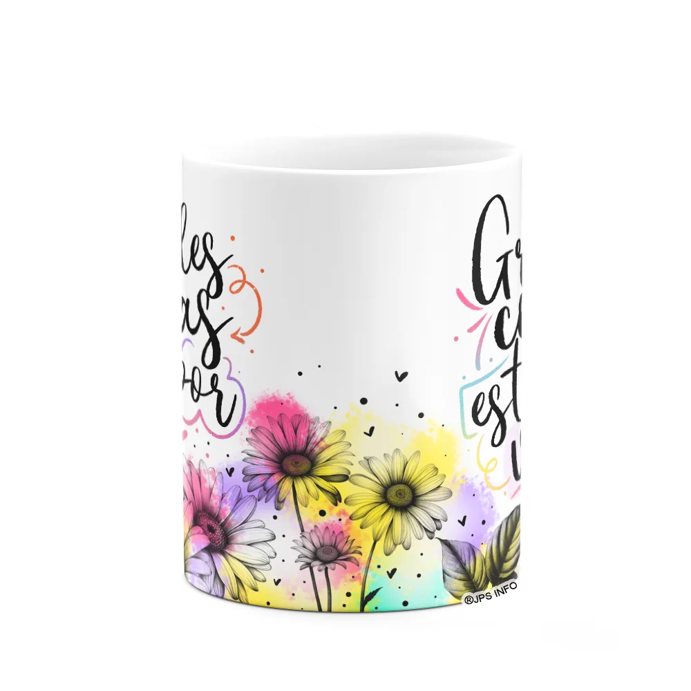 Imagem 2 de 3 do produto Caneca Amor E Fé - Grandes Coisas Estão Por Vir