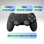 Controle Sem Fio Para Ps4 Doubleshock PC Com Cabo 1m Micro Usb
