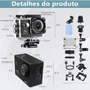 Câmera Action Pro Sport Full Hd Prova Água Wi-fi Bike Surf Cor:dourado