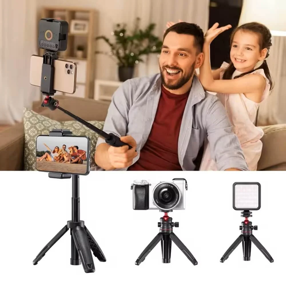 Imagem 4 de 5 do produto Mini Tripé E Bastão Para Gopro / Celular / Câmeras Dslr E Similares