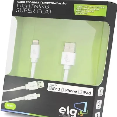 Cabo Lightning Usb, Iphone E Ipad Ipod 15cm Elg — foto 2