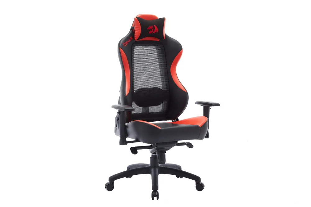 Cadeira Gamer Redragon Nero Gg-101rb Reclinável Até 120kg Preto E Vermelho