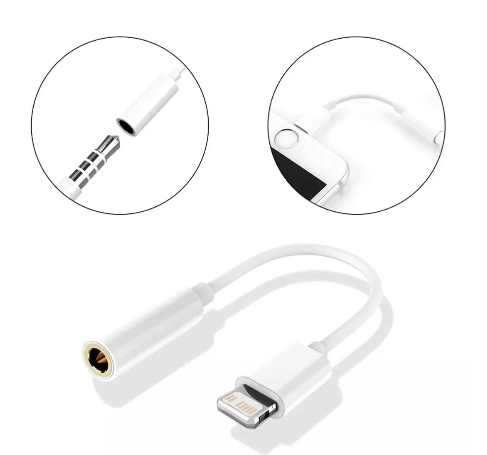Imagem 4 de 5 do produto Cabo Adaptador Compatível Iphone P2 Áudio C/ Bluetooth