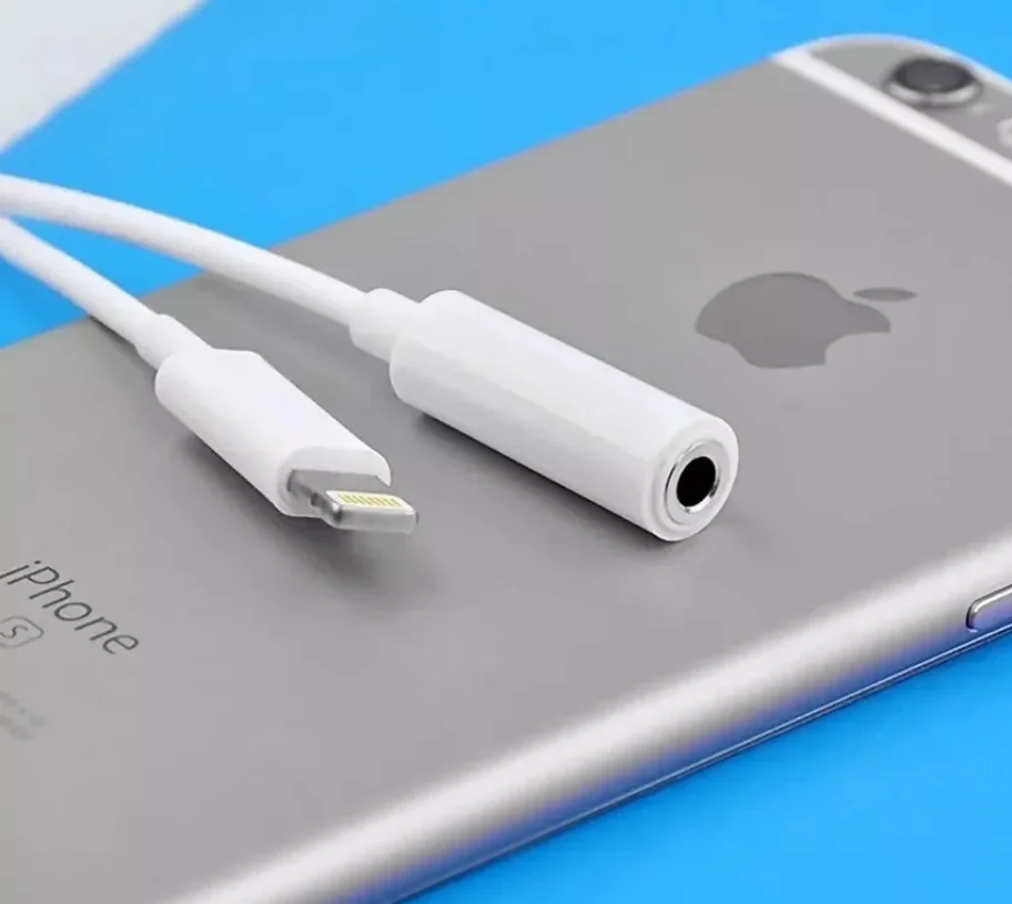Imagem 5 de 5 do produto Cabo Adaptador Compatível Iphone P2 Áudio C/ Bluetooth