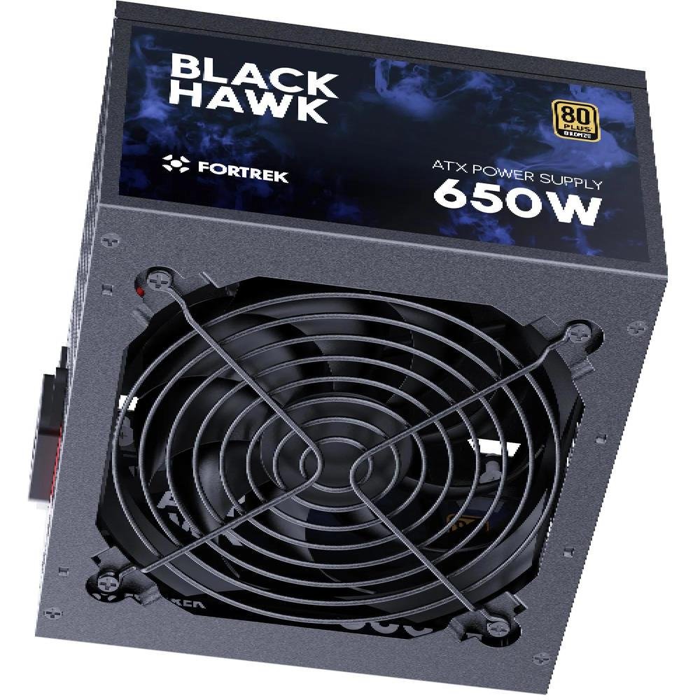 Fonte Gamer Atx Fortrek Black Hawk 650w 80 Plus Bronze Pfc