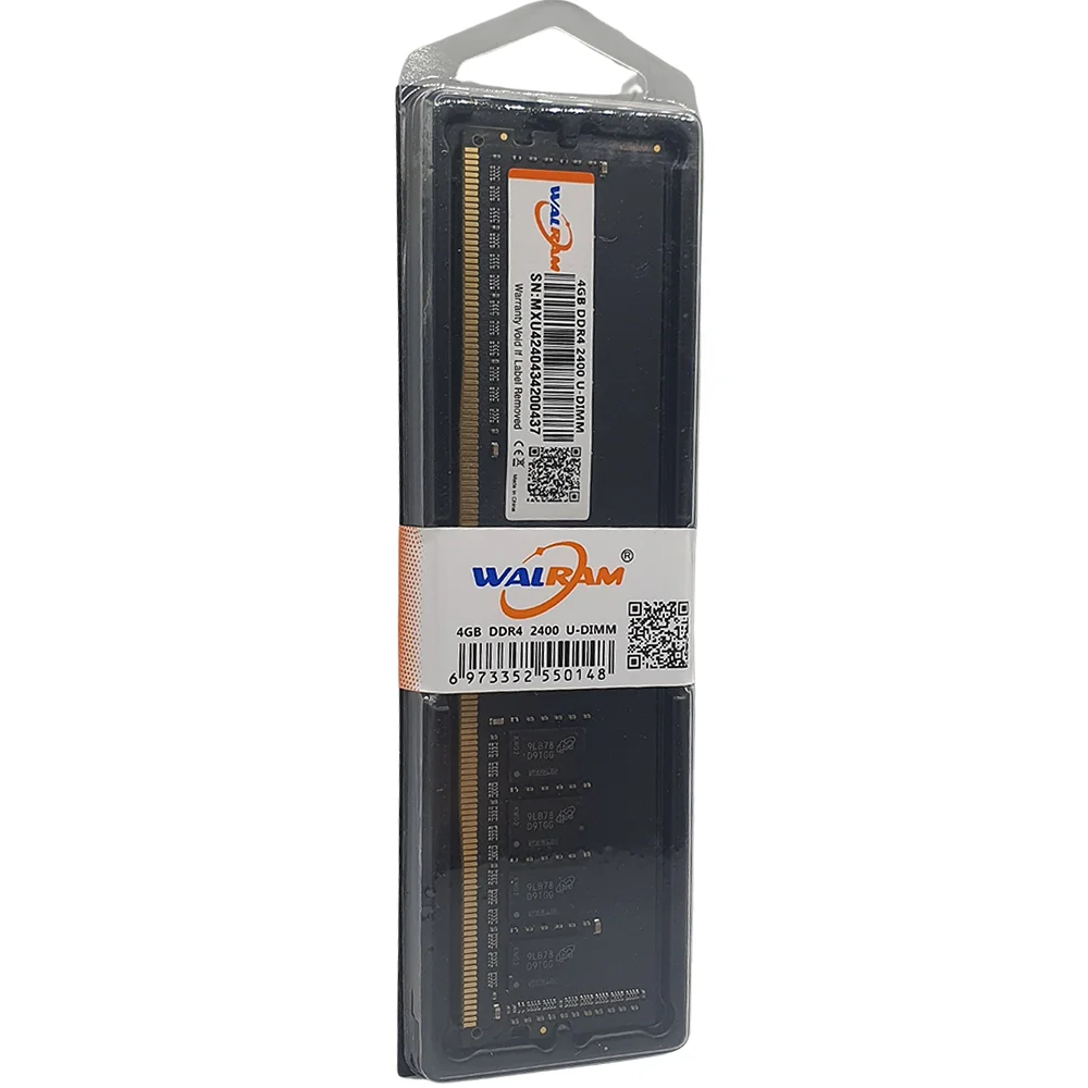 Imagem 4 de 5 do produto Memória Ram Desktop 4gb, 2400mhz, Ddr4, U-dimm Walram, Preta