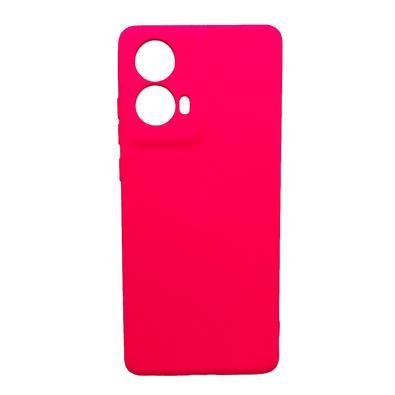 Capinha Capa Compatível Com Motorola Moto G35 5g Tela 6.7 Case Aveludada Interior Cor:pink