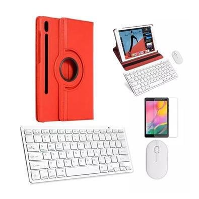 Capa 360 Verm Tecl/mou/p Branco P/galaxy Tab S7 Fe T735 12,4