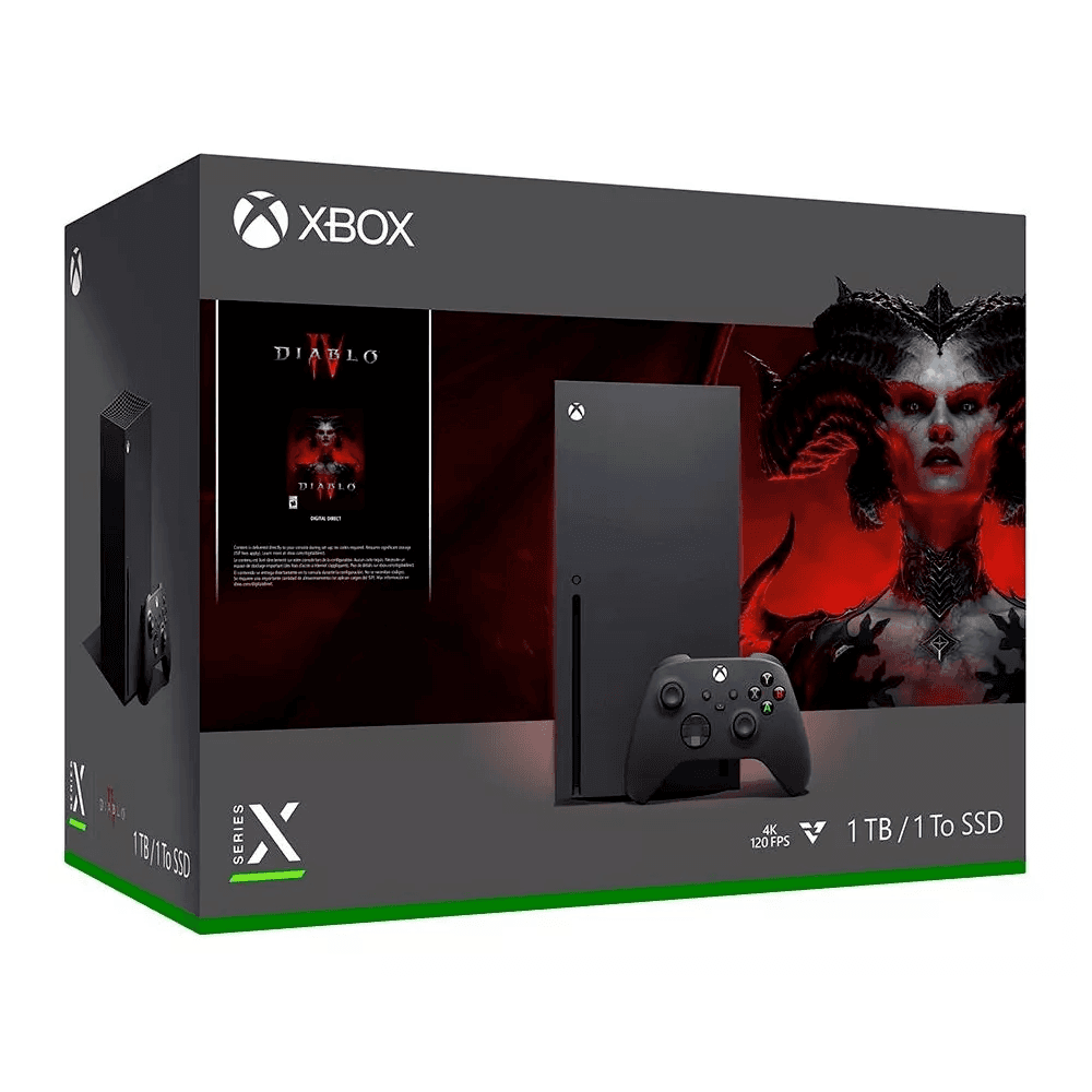Console Microsoft Xbox Series X 1TB Edicao Diablo IV 2023