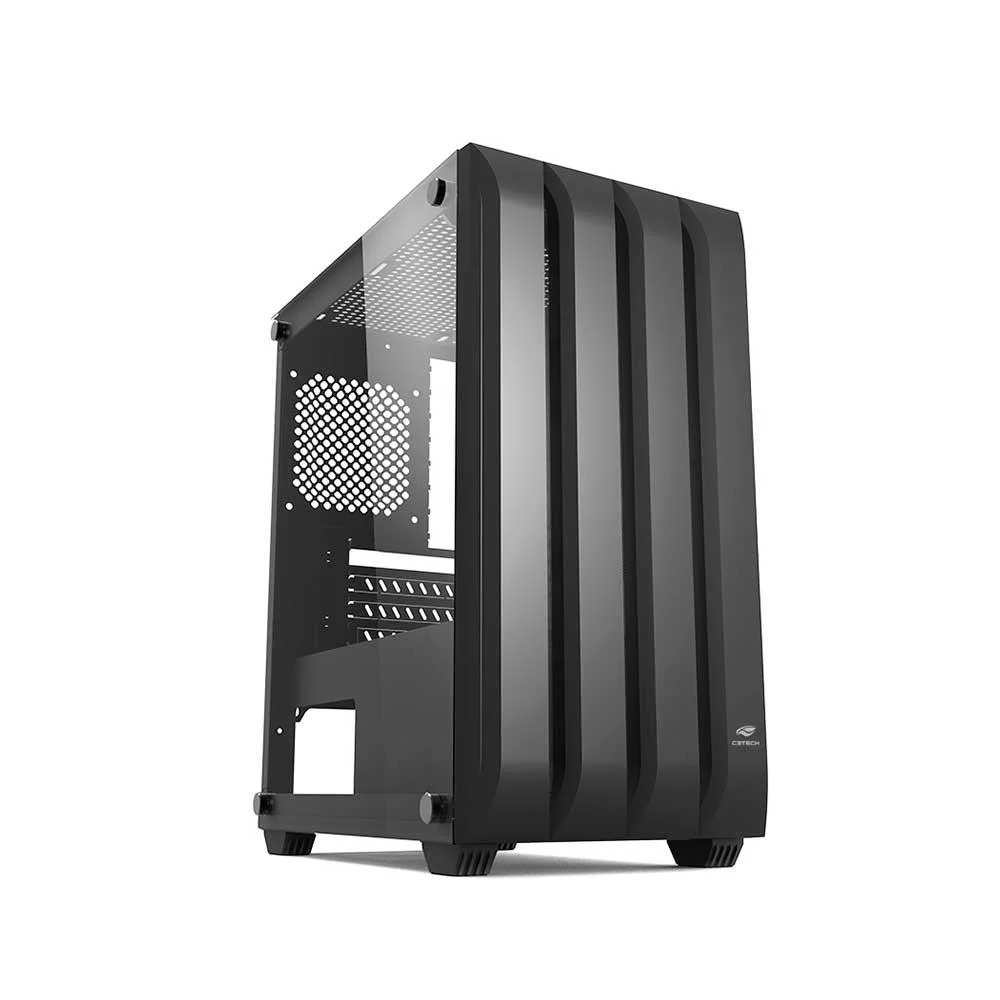 Imagem 3 de 5 do produto Gabinete Gamer C3tech Mt-g100bk Sem Fonte Preto