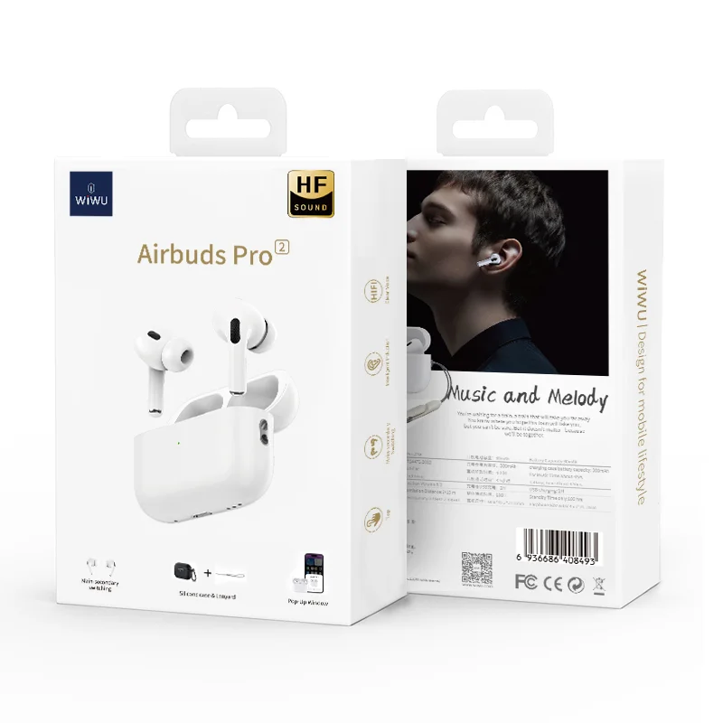 Fone De Ouvido Branco Airbuds Pro 2 Se Wiwu