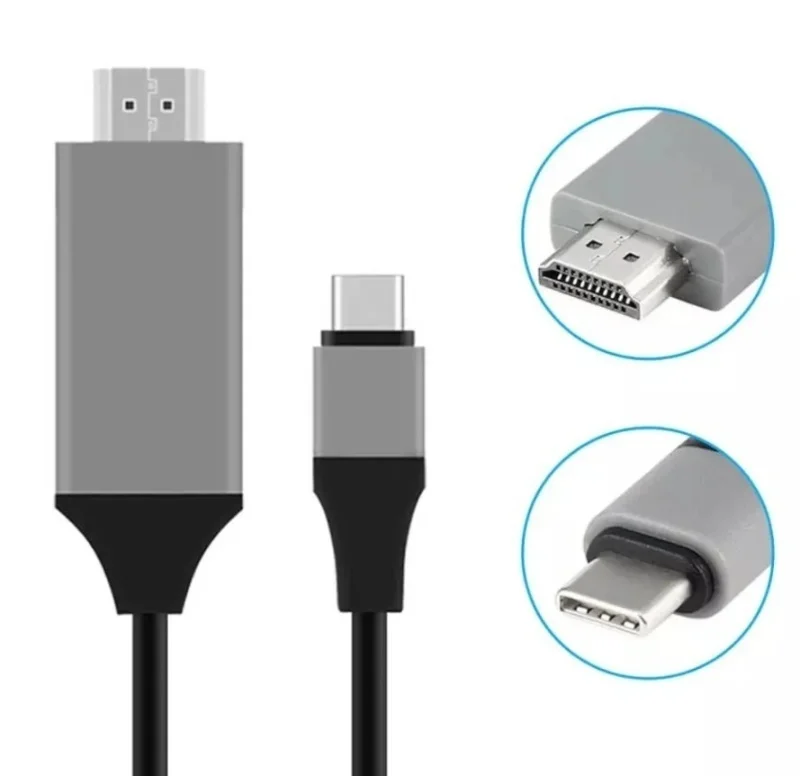 Imagem 5 de 5 do produto Cabo Conversor Usb-c Para HDMI - 2 Metros - 4k - Shinka Cb-tpc-hd-2m
