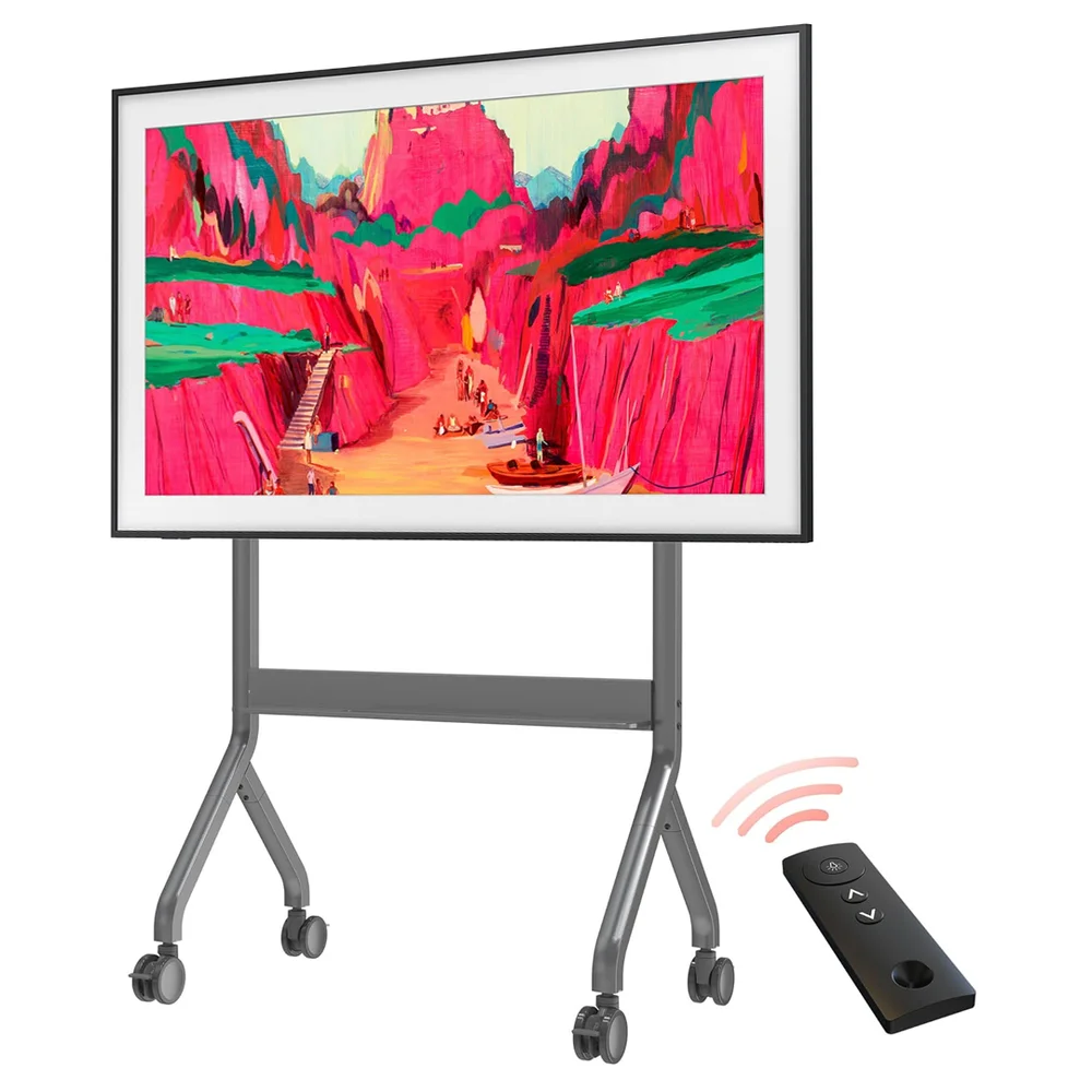 Imagem 4 de 5 do produto Suporte Pedestal North Bayo - Tv 75" A 90" C/ Regulagem De Altura Eletrônica Controle Remoto Nb-p150