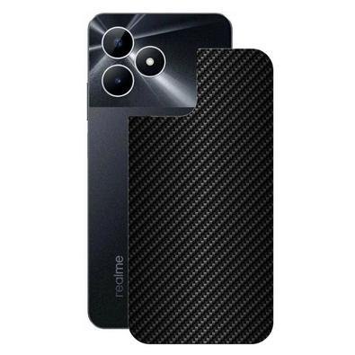 Película Para Realme Note 50 - Traseira De Fibra De Carbono Preta - Gshield