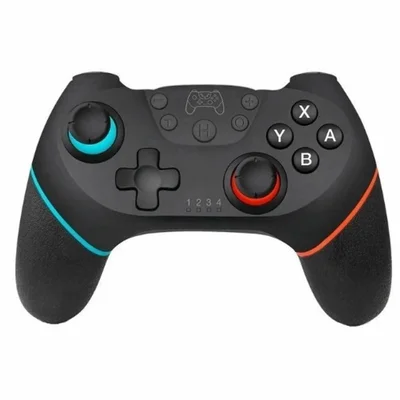 Controle Sem Fio Compativel Nintendo Switch Bluetooth Wireless Cor Preto