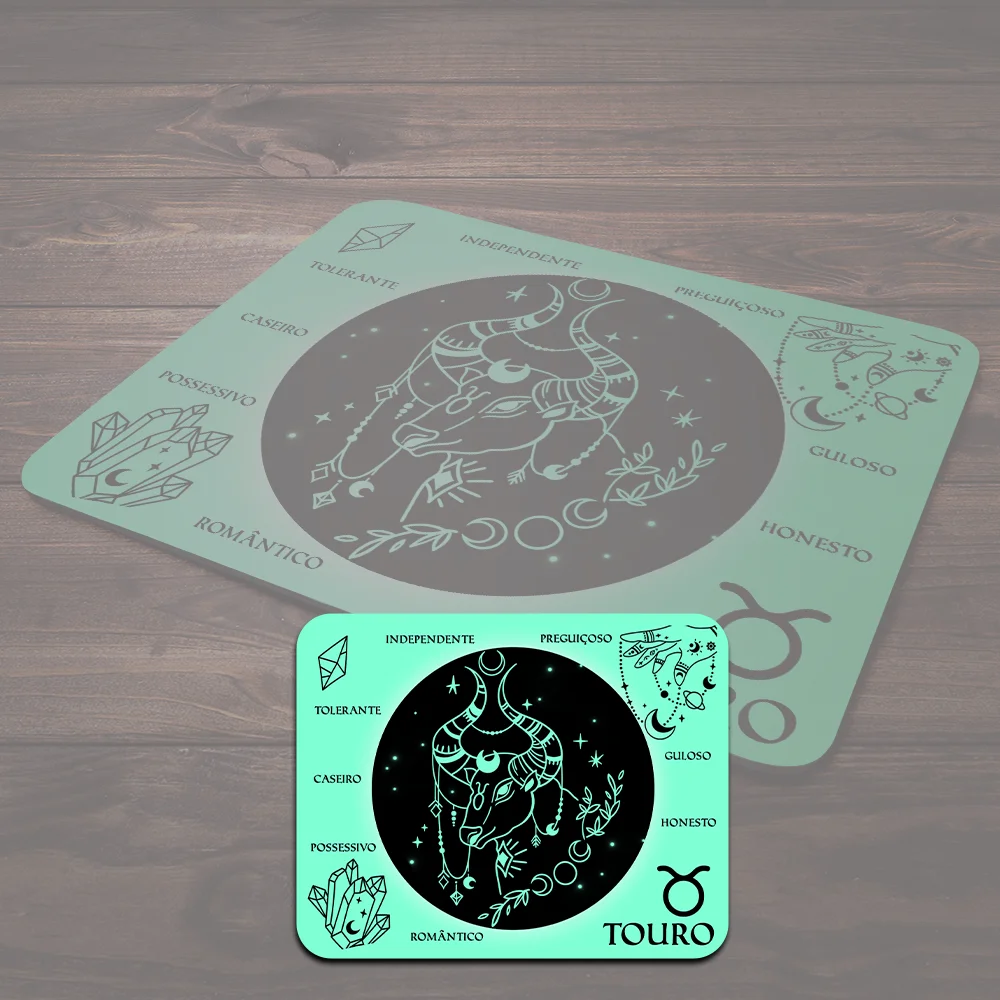Imagem 2 de 4 do produto Mouse Pad Signos - Touro - Light Green