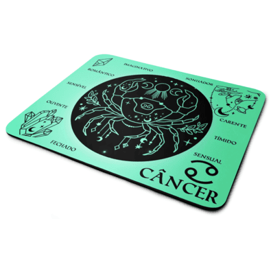 Mouse Pad Signos - Câncer - Light Green