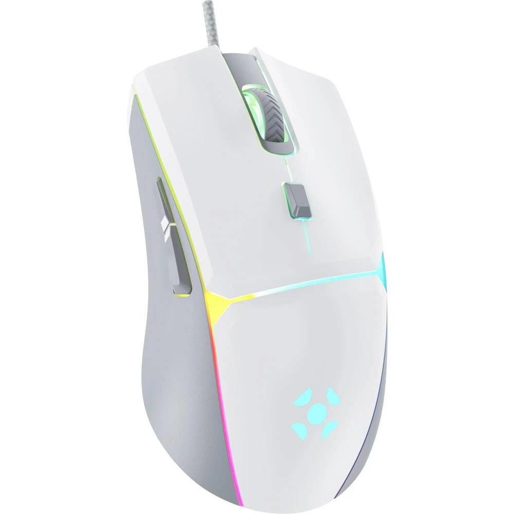 Mouse Gamer RGB Fortrek Crusader White Edition 12800dpi Mouse Gamer RGB Fortrek Crusader White Edition 12800dpi
