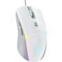 Mouse Gamer RGB Fortrek Crusader White Edition 12800dpi