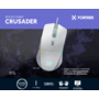 Mouse Gamer RGB Fortrek Crusader White Edition 12800dpi