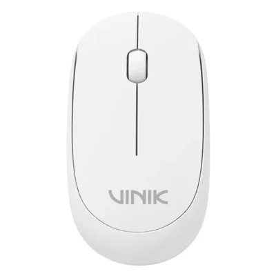 Mouse Vinik Feather Sem Fio Vf120 1200dpi  Branco
