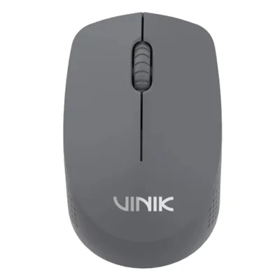 Mouse Vinik Feather Sem Fio Vf110 1200dpi Cinza