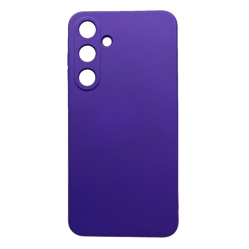 Imagem 1 de 1 do produto Capinha Capa Compatível Com Samsung Galaxy M55 5g Tela 6.7 Case Aveludada Interior Cor:roxo