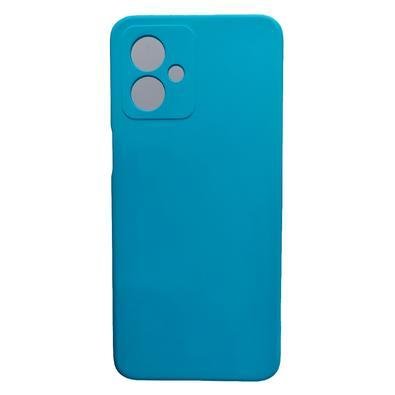Capinha Capa Compatível Com Motorola Moto G55 5g Tela 6.5 Case Aveludada Interior Cor:azul