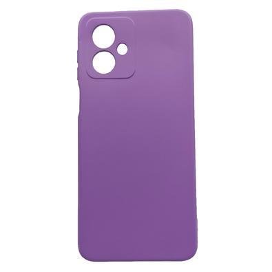 Capinha Capa Compatível Com Motorola Moto G55 5g Tela 6.5 Case Aveludada Interior Cor:lilas