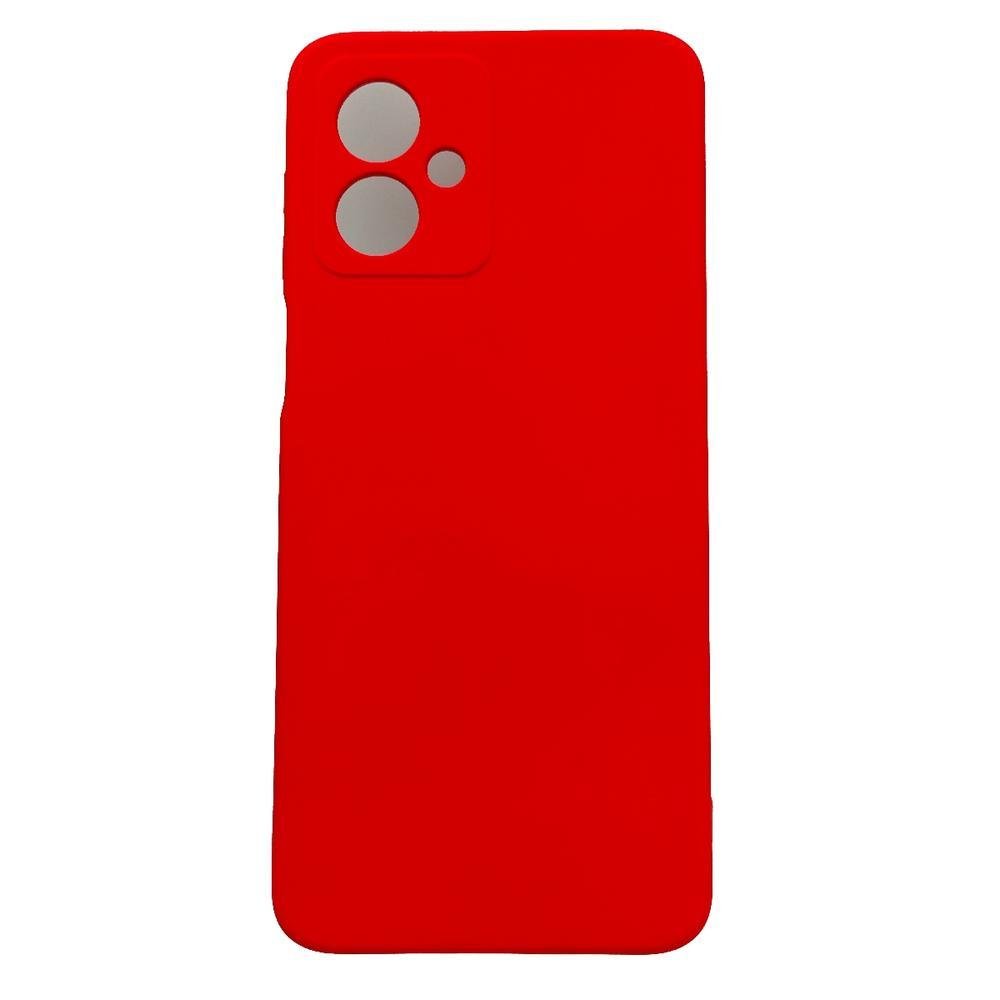 Imagem 1 de 2 do produto Capa Capinha Compatível Com Motorola Moto G55 5g Tela 6.5 Silicone Aveludada Premium Cor:vermelho