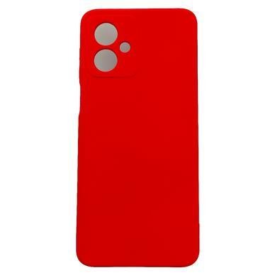 Capa Capinha Compatível Com Motorola Moto G55 5g Tela 6.5 Silicone Aveludada Premium Cor:vermelho
