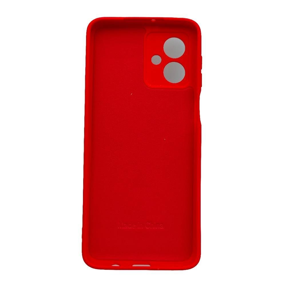 Imagem 2 de 2 do produto Capa Capinha Compatível Com Motorola Moto G55 5g Tela 6.5 Silicone Aveludada Premium Cor:vermelho