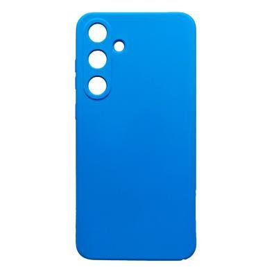 Capa Capinha Compatível Com Samsung Galaxy M55 5g Tela 6.7 Silicone Aveludada Premium Cor:azul