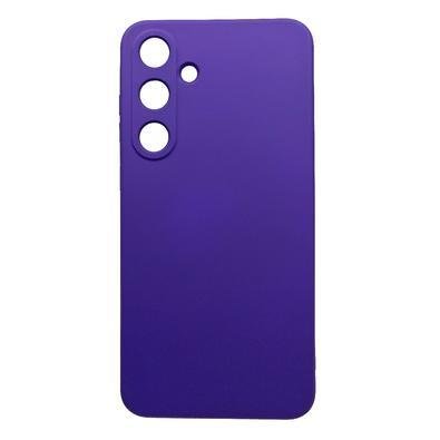 Capa Capinha Compatível Com Samsung Galaxy M55 5g Tela 6.7 Silicone Aveludada Premium Cor:roxo