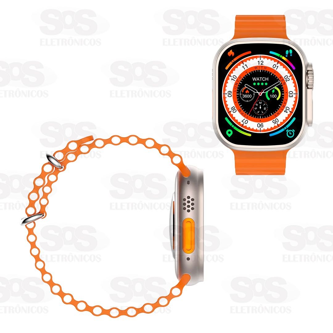 S13 Ultra Smartwatch Pro Compatível Apple E Android Relógio Cor Da Multiira:cinza;cor Da Caixa:prateado