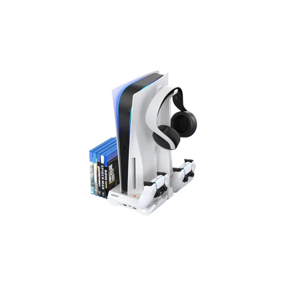 Imagem 3 de 5 do produto Base Suporte Refrigeração Oivo Ps5 Com A Estação De Carregador
