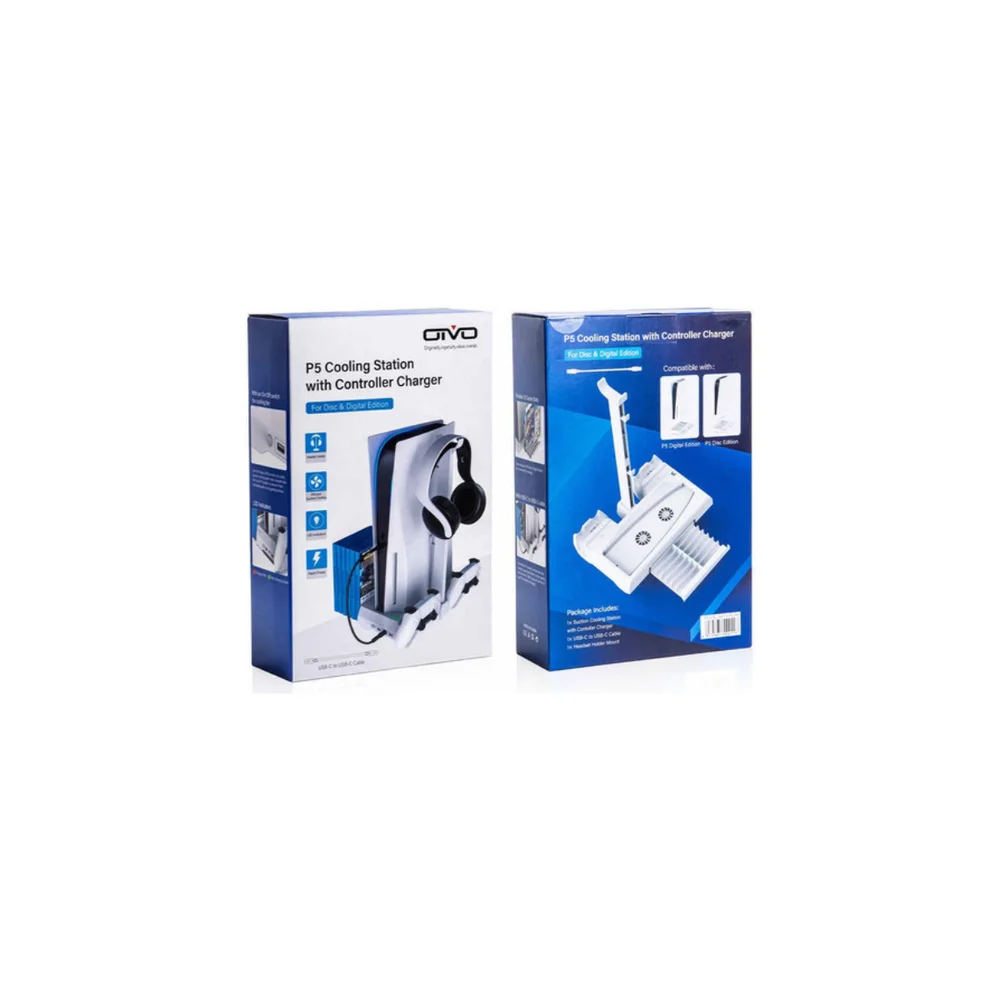 Imagem 5 de 5 do produto Base Suporte Refrigeração Oivo Ps5 Com A Estação De Carregador