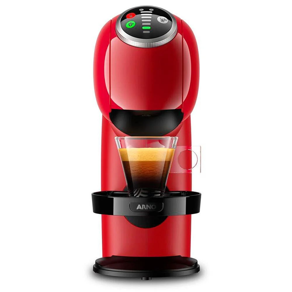 Imagem 2 de 5 do produto Cafeteira Arno Dolce Gusto Genio S Plus Vermelha - Dgs3 - 220v