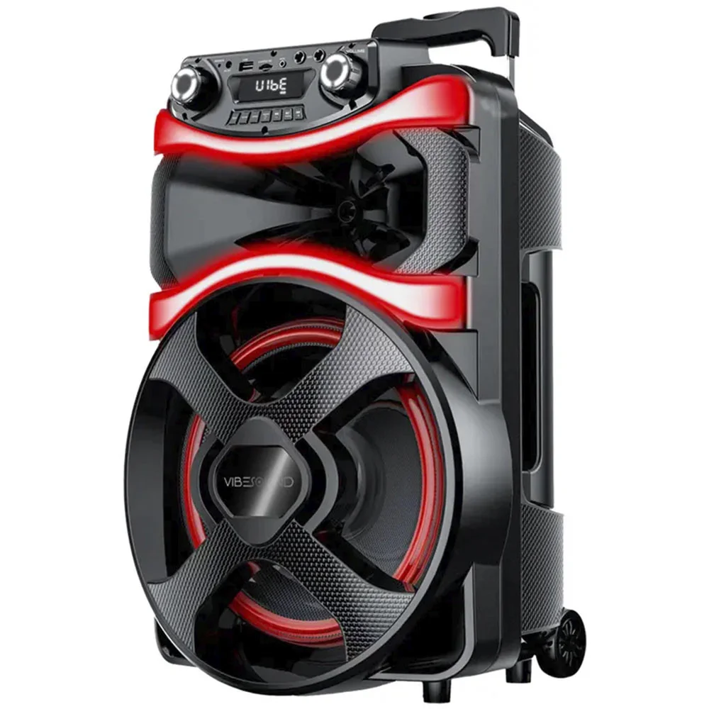 Caixa De Som Vibesound V12 800w Rms C/ Microfone - Vs001