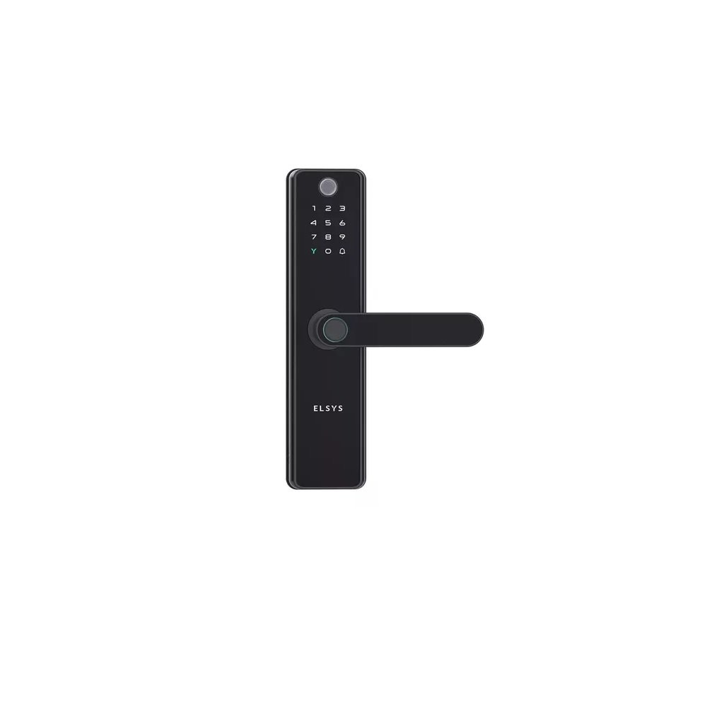 Fechadura Digital De Embutir Biometria Esf-de5100i Preta